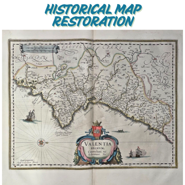 Historic Map Restoration & Geo-referencing