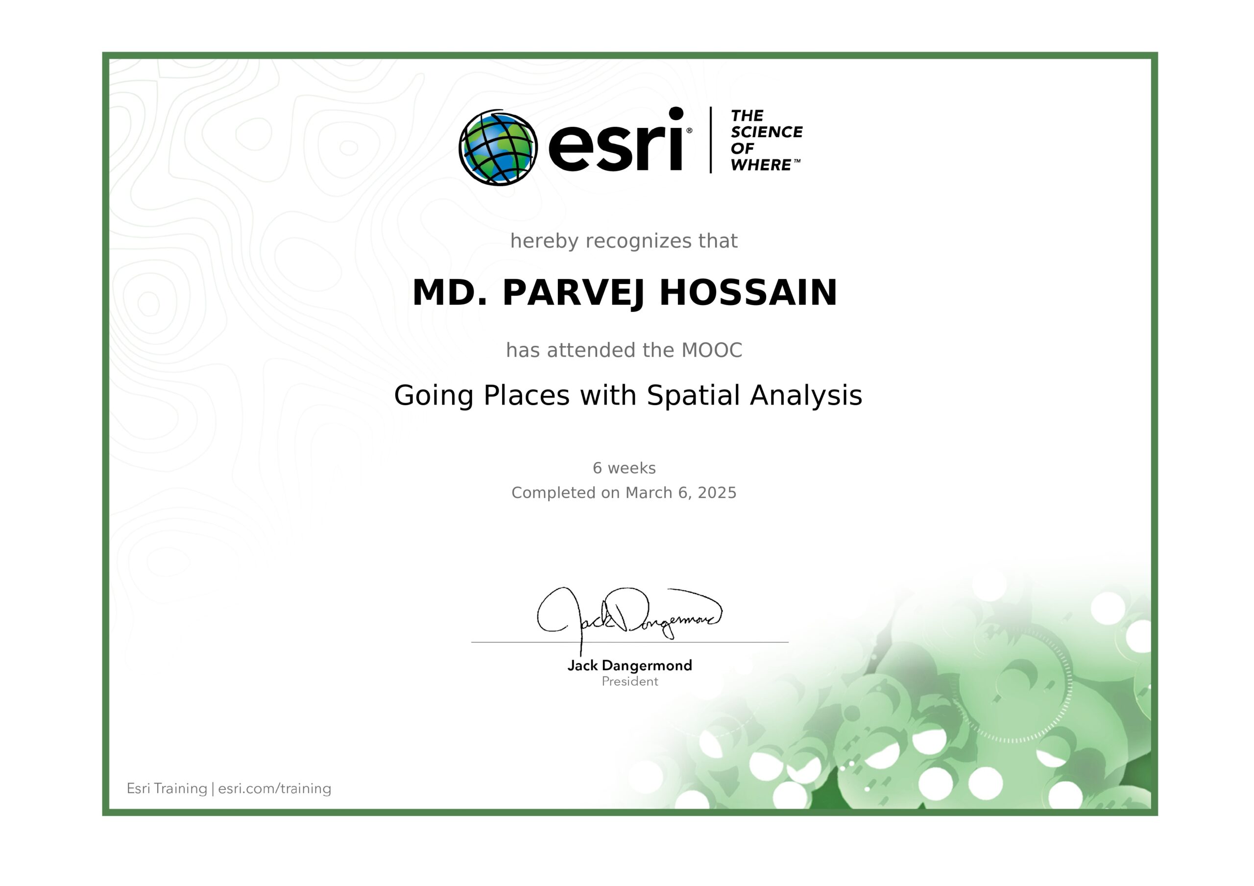 Going Places with Spatial Analysis